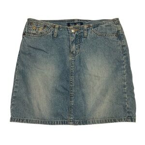 Angels Denim Mini Skirt